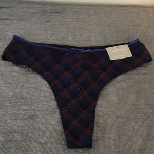 Marie Jo ~ Frank Thong in Sapphire Size M NWT